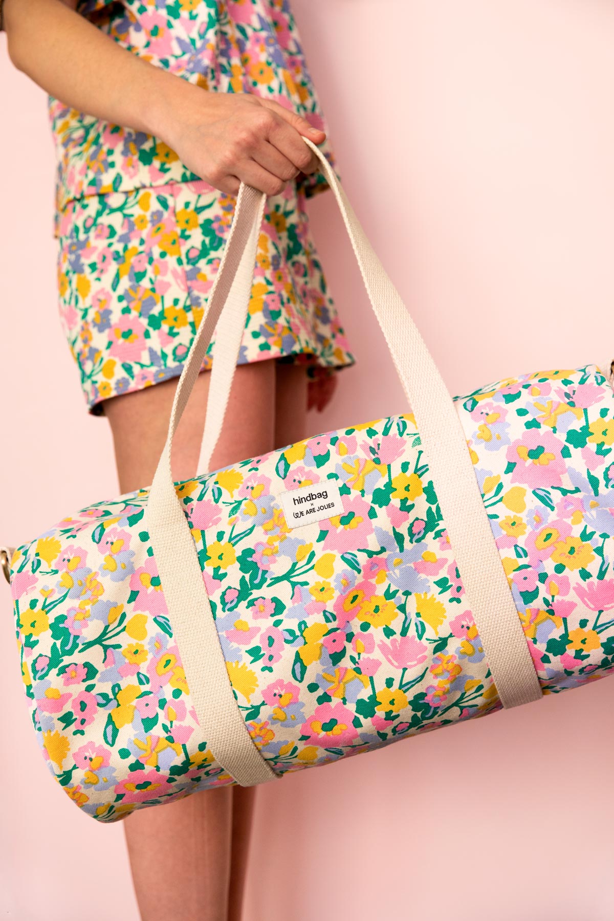 Simon Pastel Bloom Duffle Bag - Hindbag x WAJ