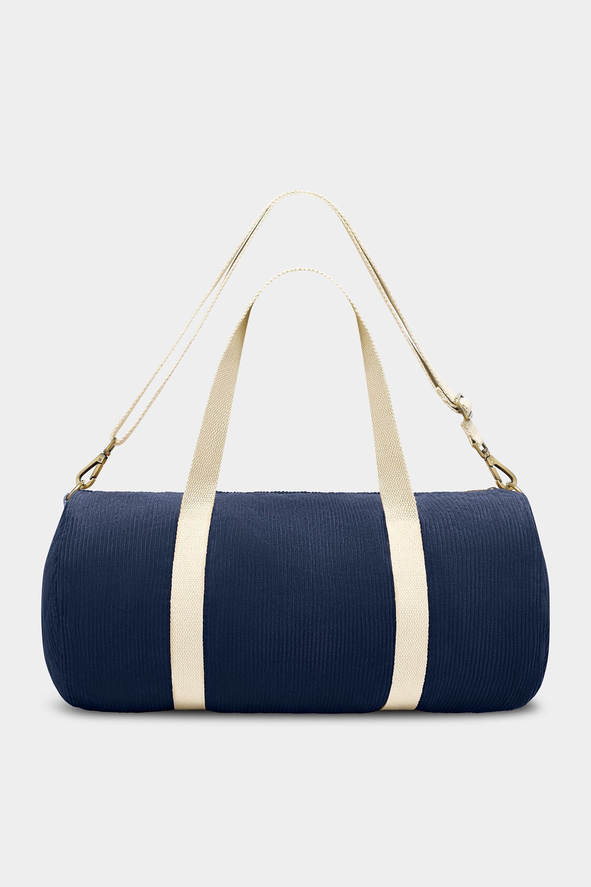 Simon duffel bag in navy corduroy