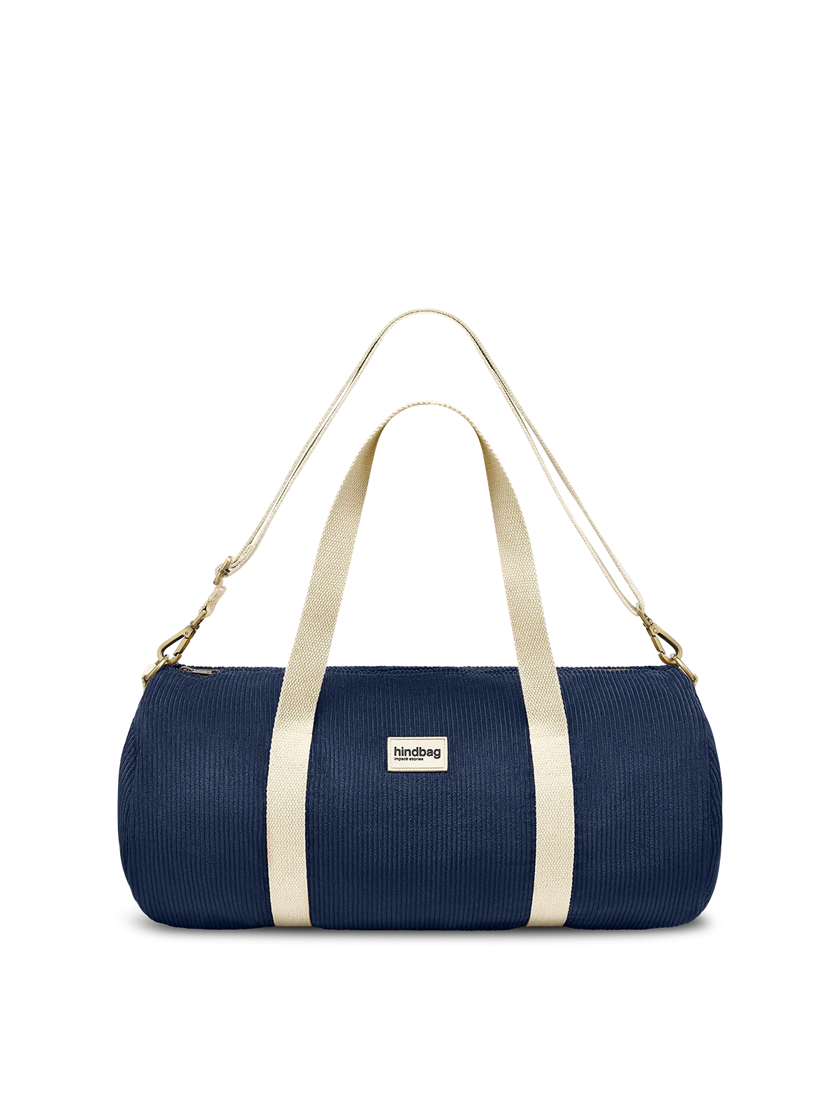 Simon duffel bag in navy corduroy