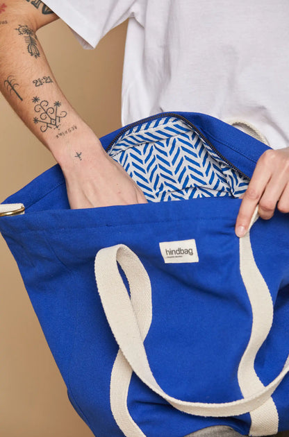 Cesar shopping bag Electric blue