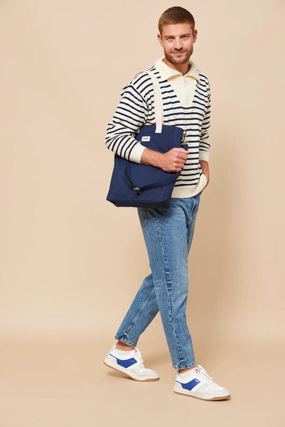 Tote bag vertical Paul Navy