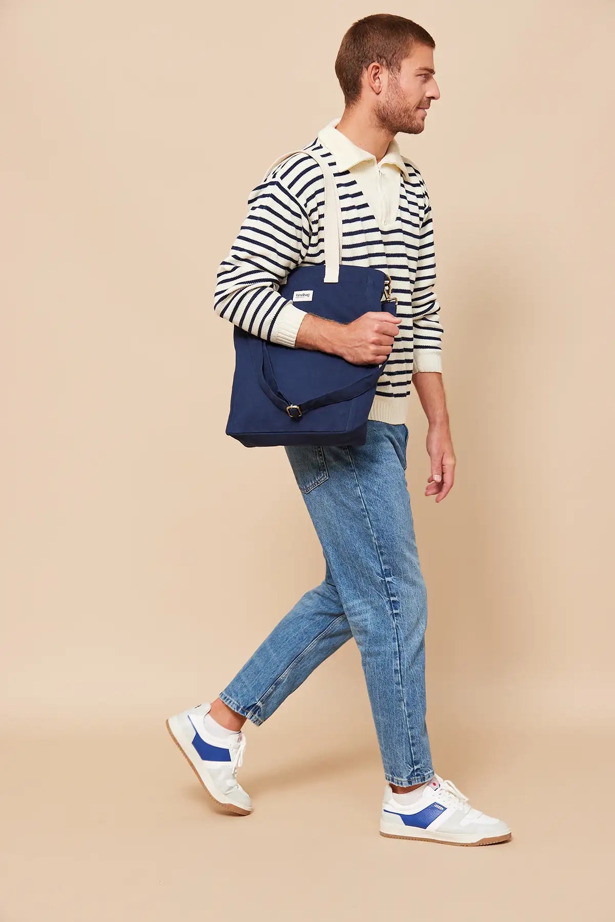Tote bag vertical Paul Navy