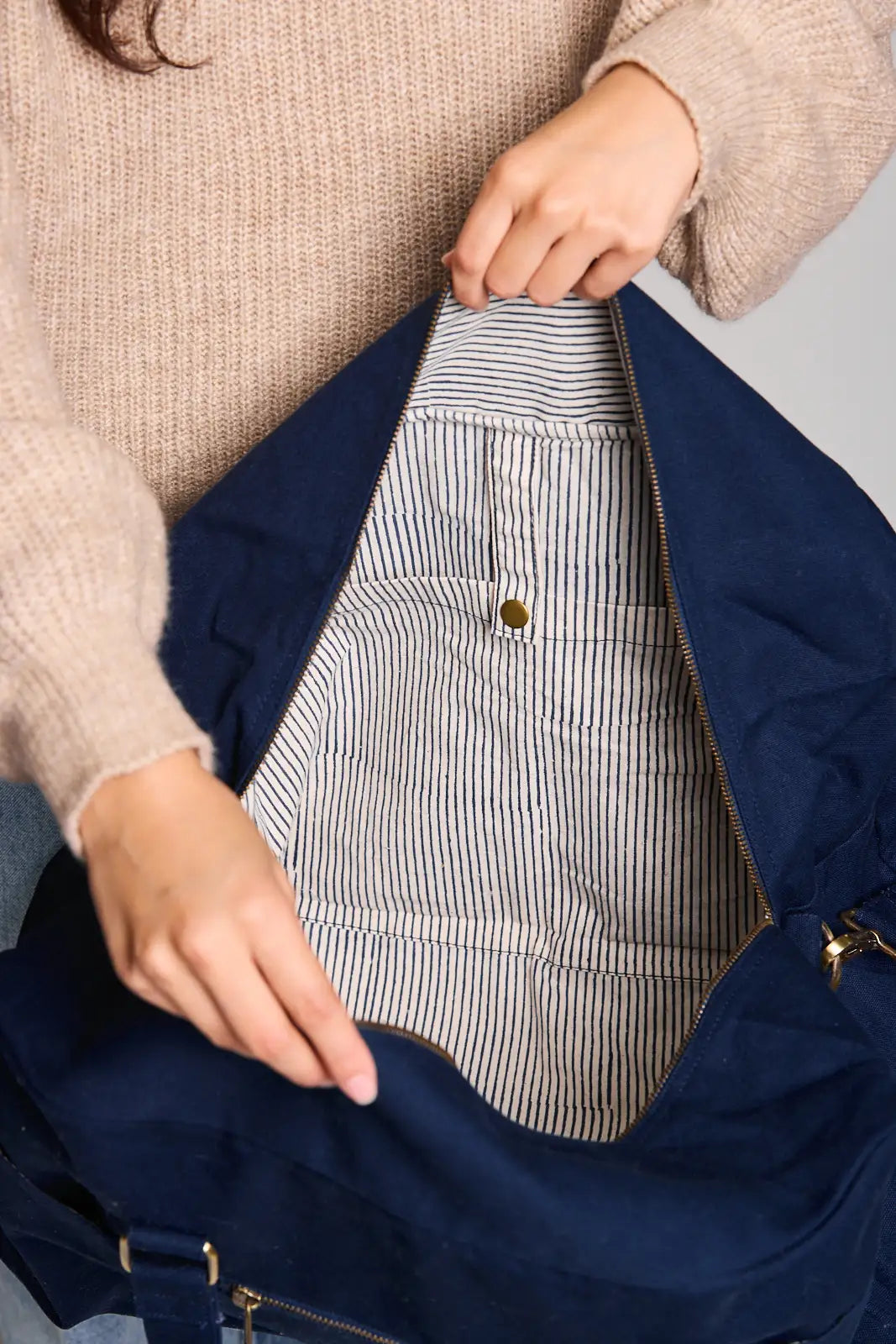 Yves Navy travel bag