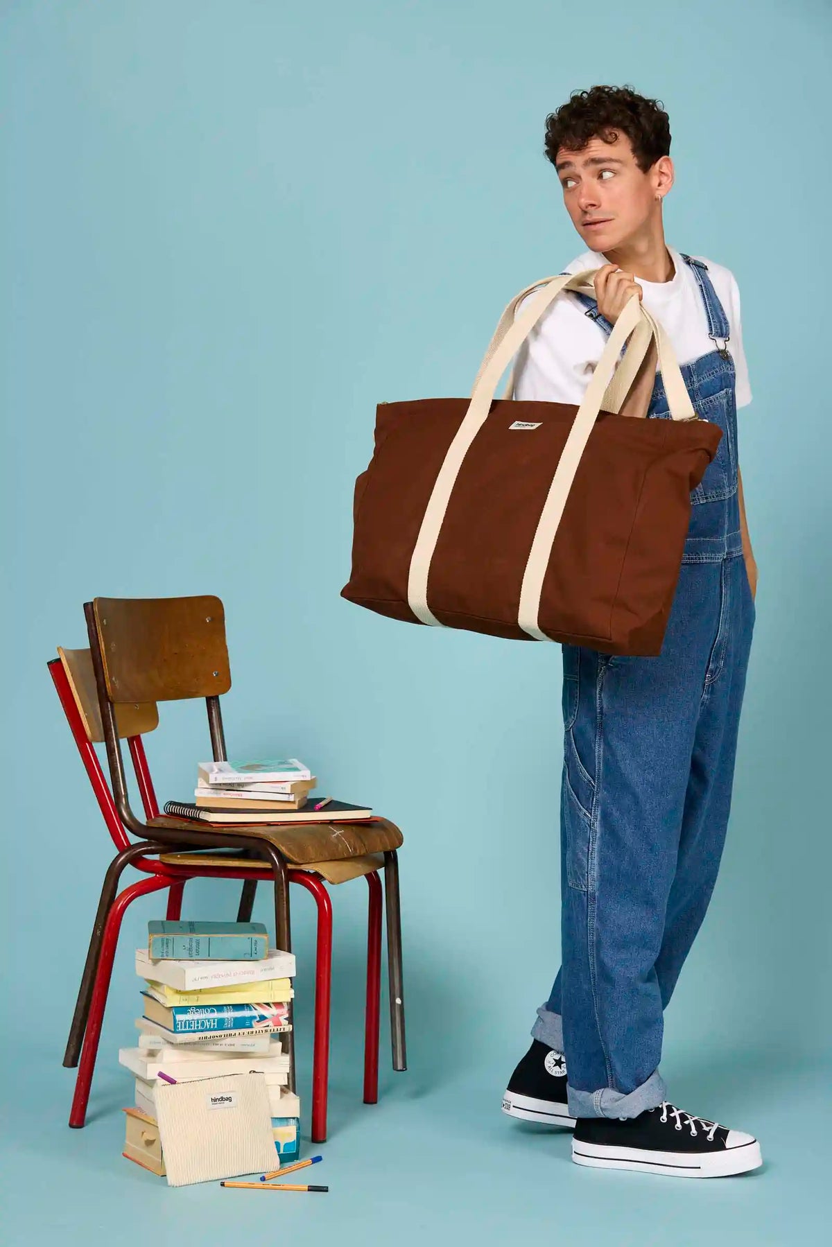 Chocolate Jean Bag