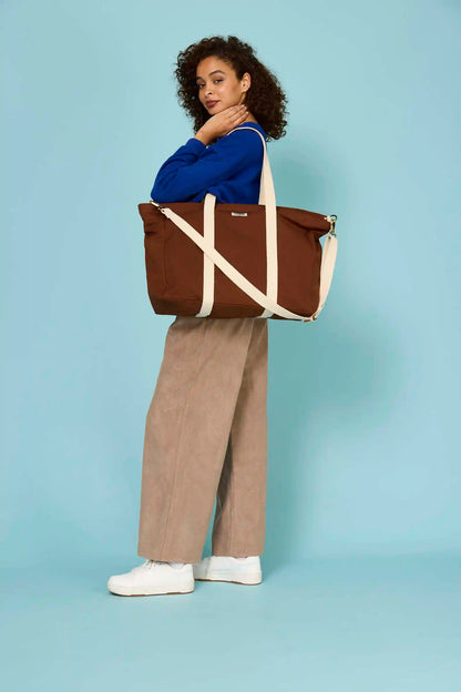 Chocolate Jean Bag