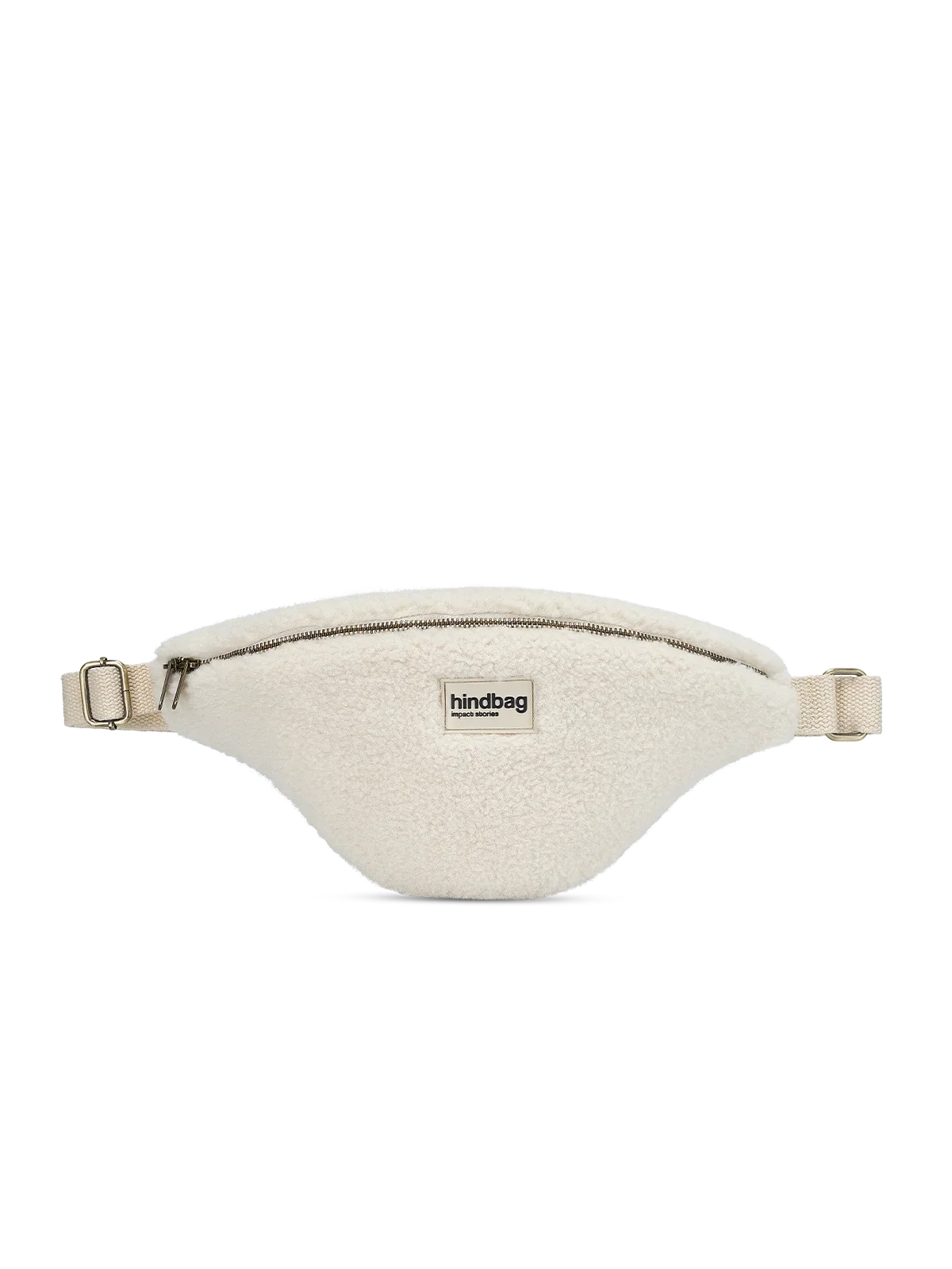 L Sasha Teddy Fanny Pack in Arctic White