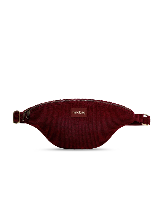 Sasha burgundy corduroy Bum Bag