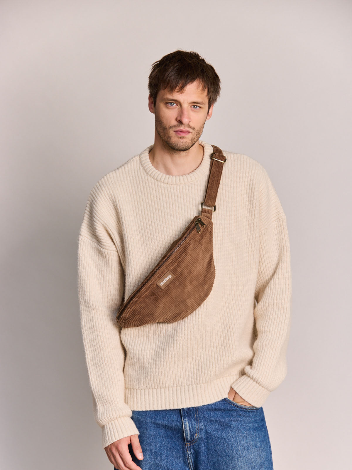 Sasha macchiato corduroy Bum Bag
