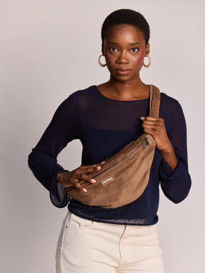 Sasha macchiato corduroy Bum Bag