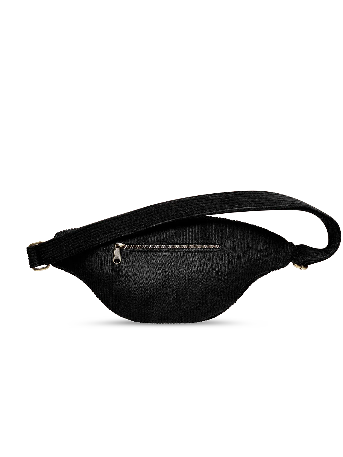 Sasha black corduroy Bum Bag