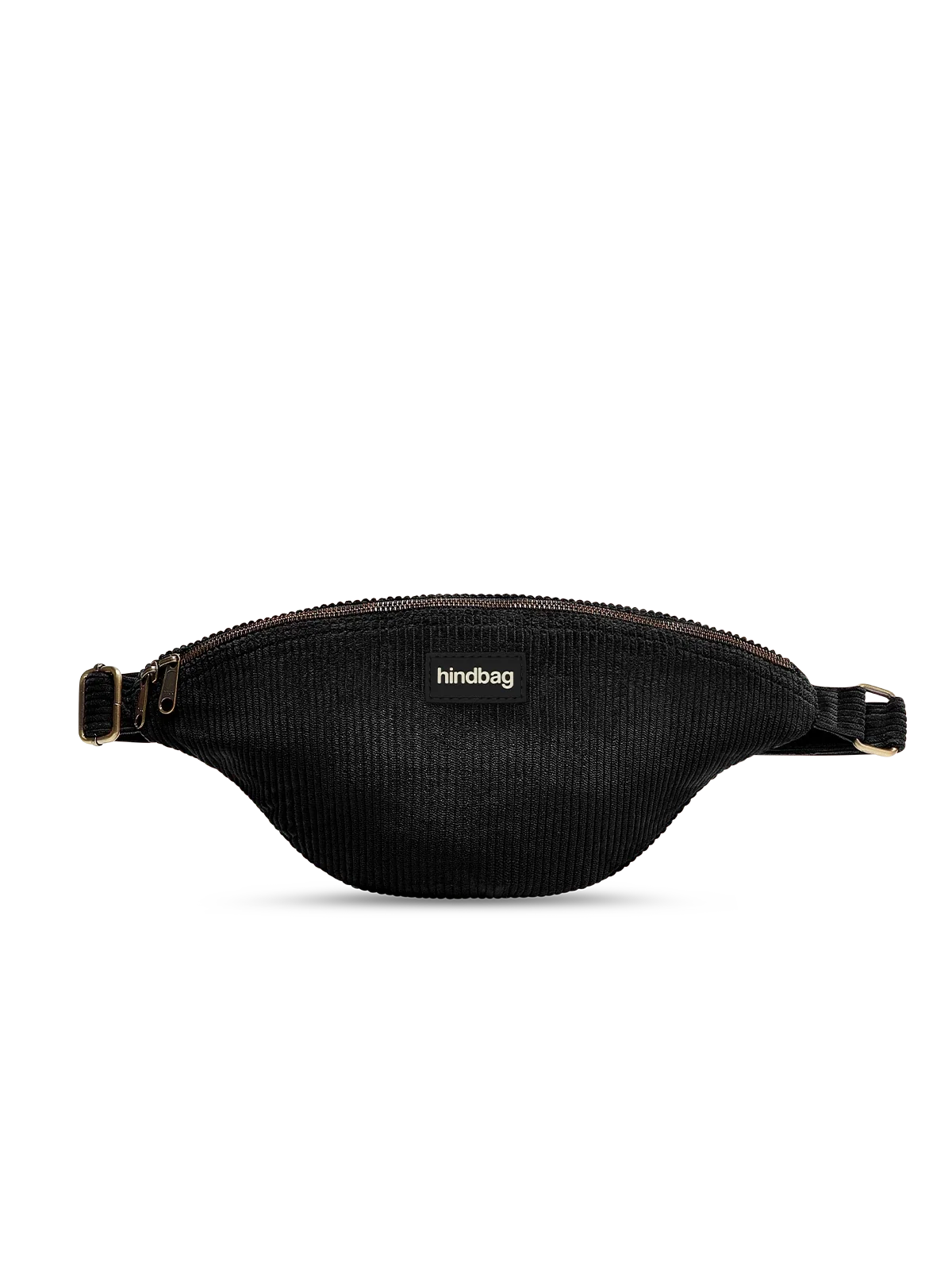 Sasha black corduroy Bum Bag