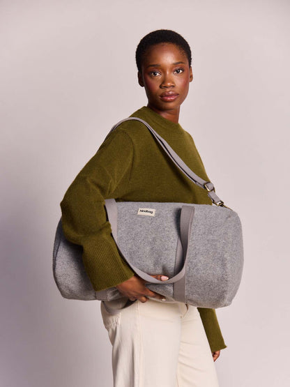 Simon granite wool effect Duffle Bag