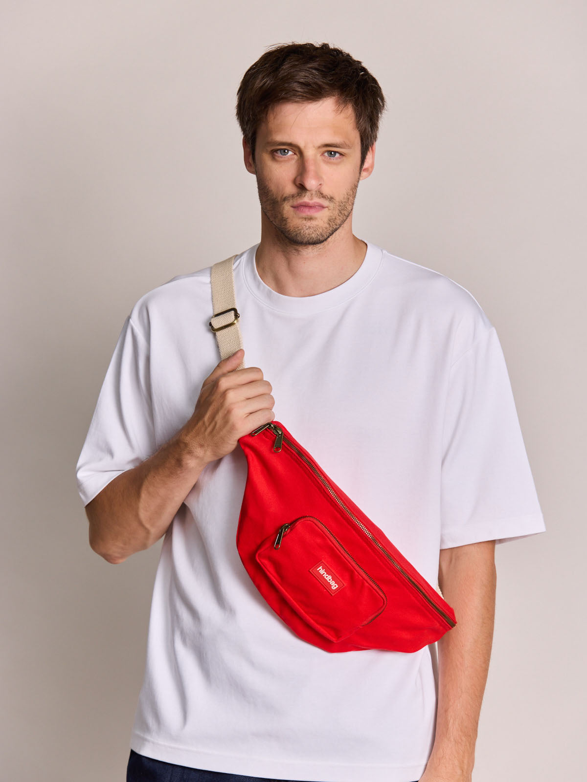 Sofia carmine red bum bag
