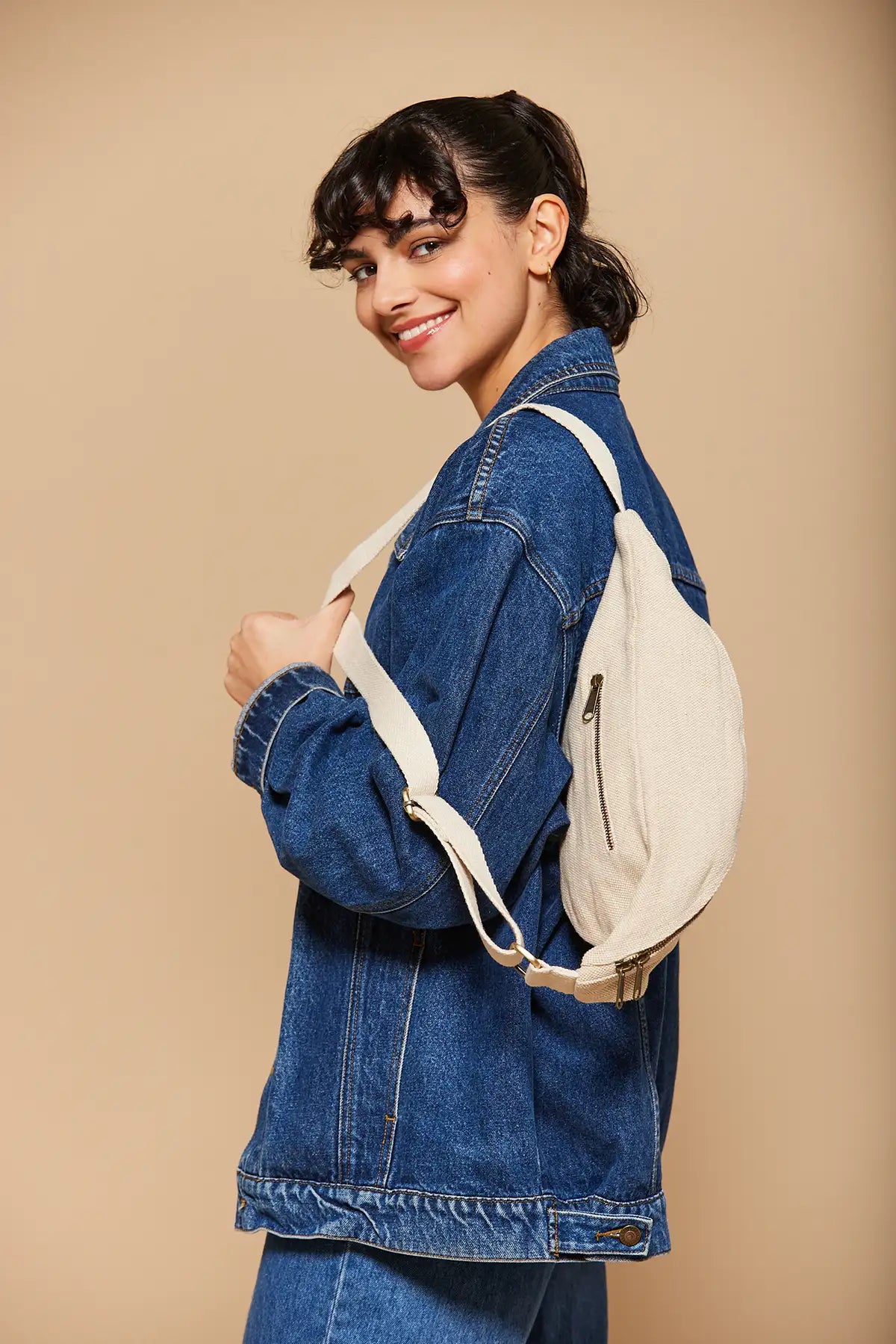 XL Sofia Jute Belt Bag