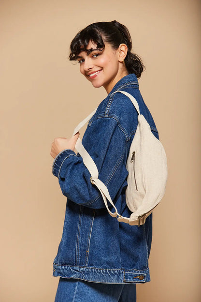 XL Sofia Jute Belt Bag