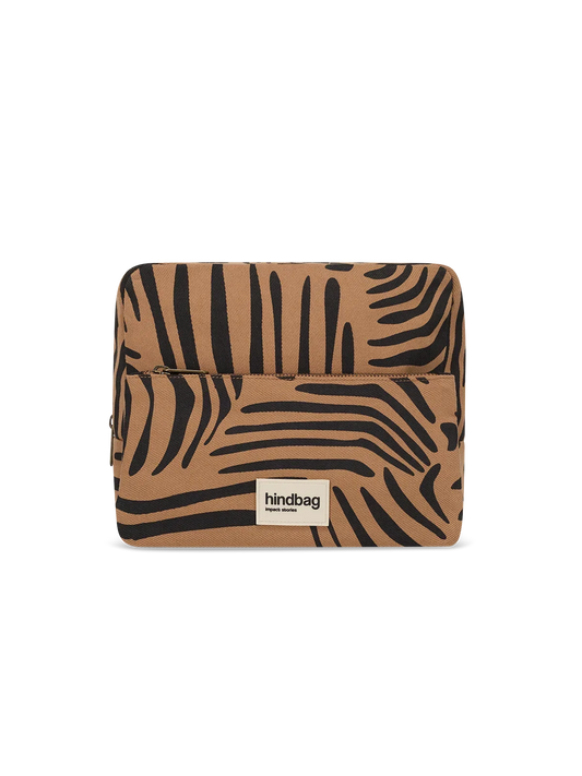 Alix XL Toiletry Bag, Cinnamon Zebra