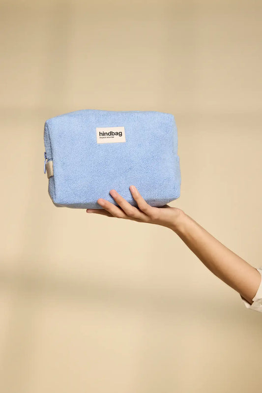 Léon Terry toiletry bag in cloud blue
