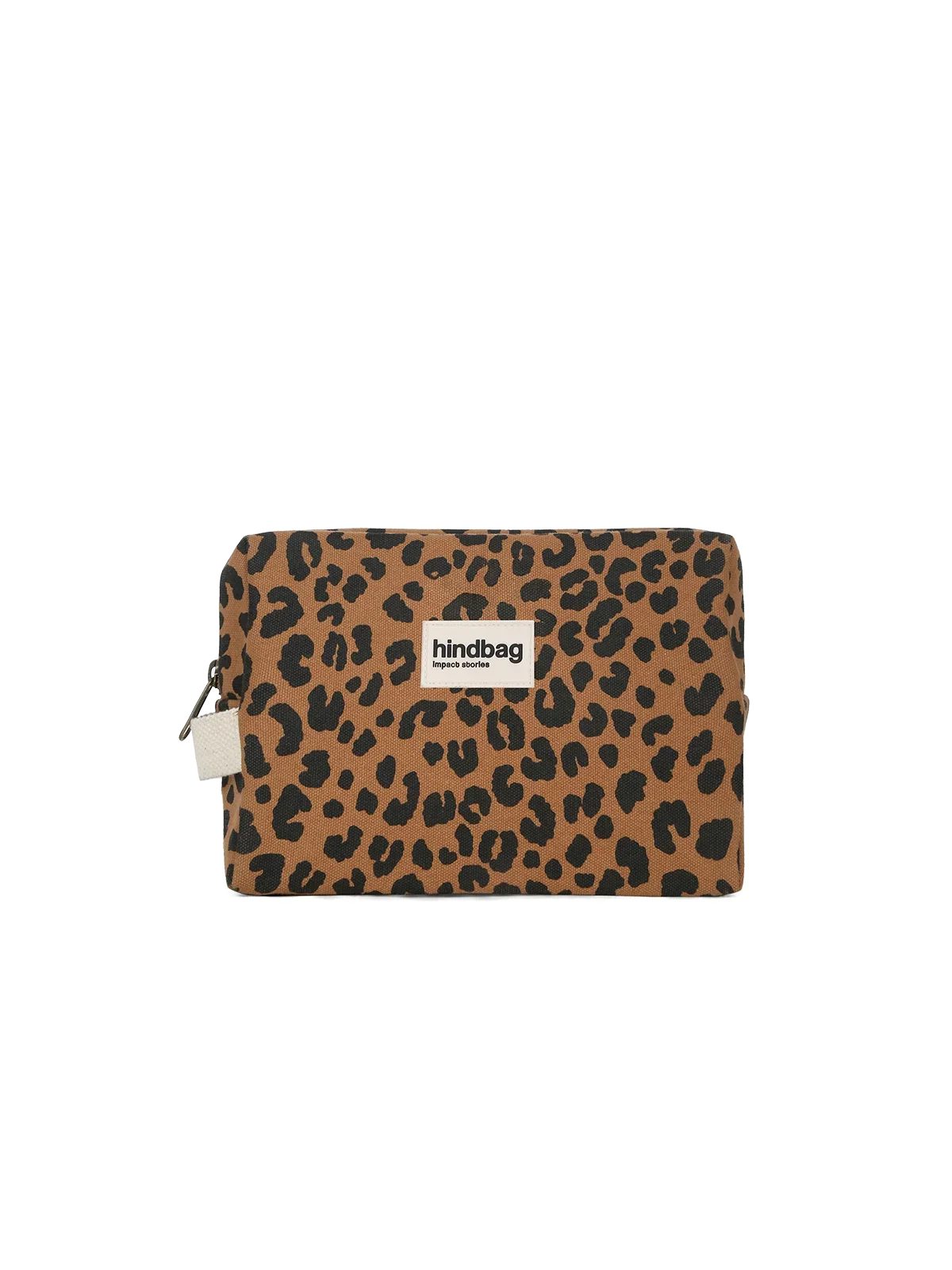 Leon Leopard cinnamon toiletry bag