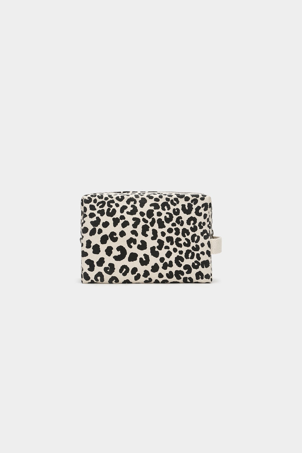 Leon Leopard off-white toiletry bag