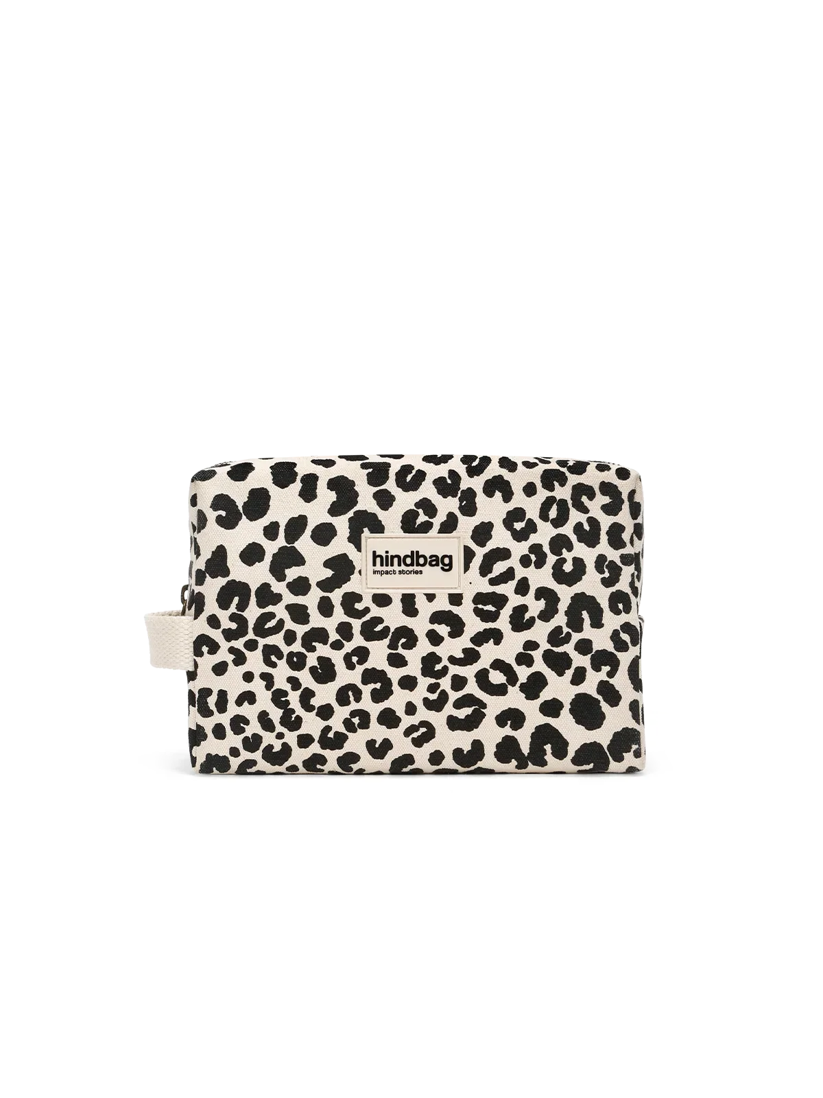 Leon Leopard off-white toiletry bag