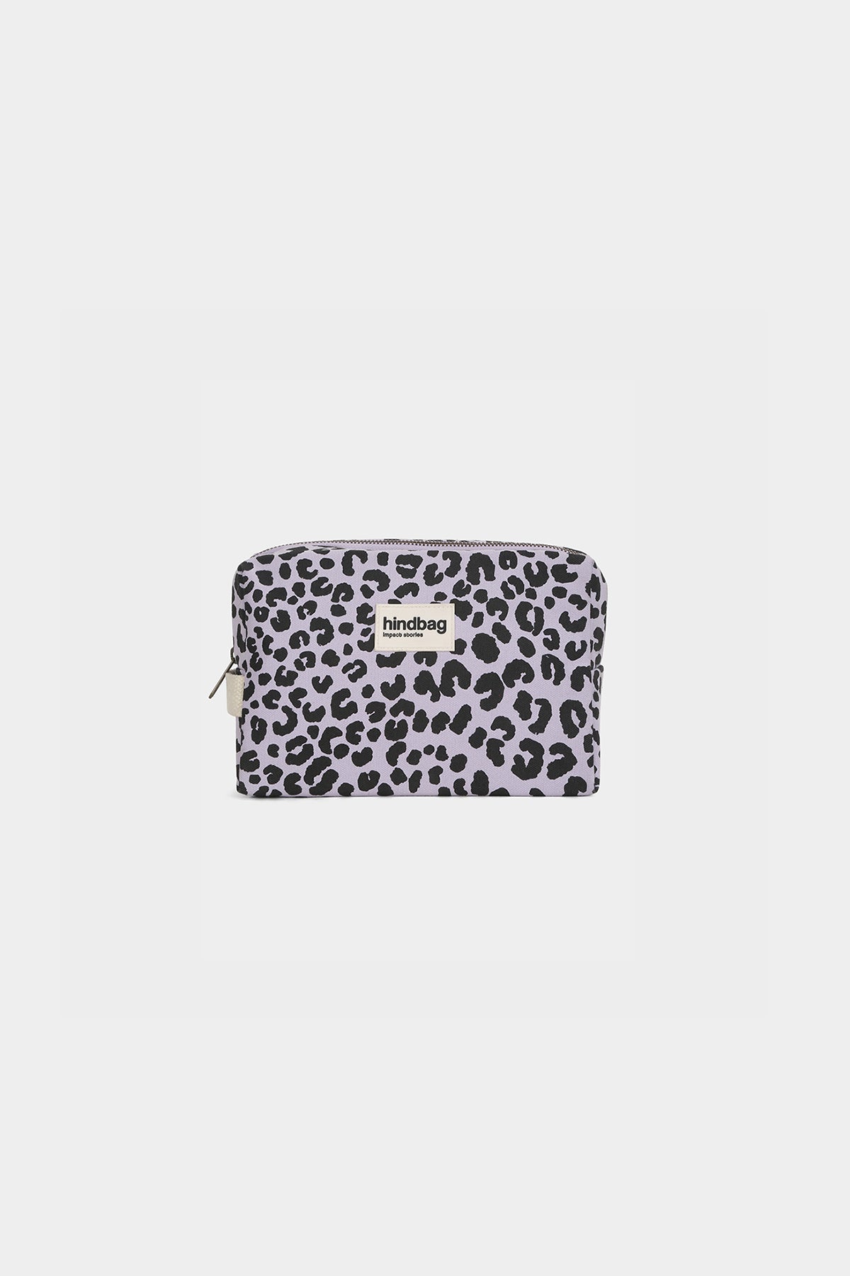 Léon Leopard Lilac Toiletry Bag