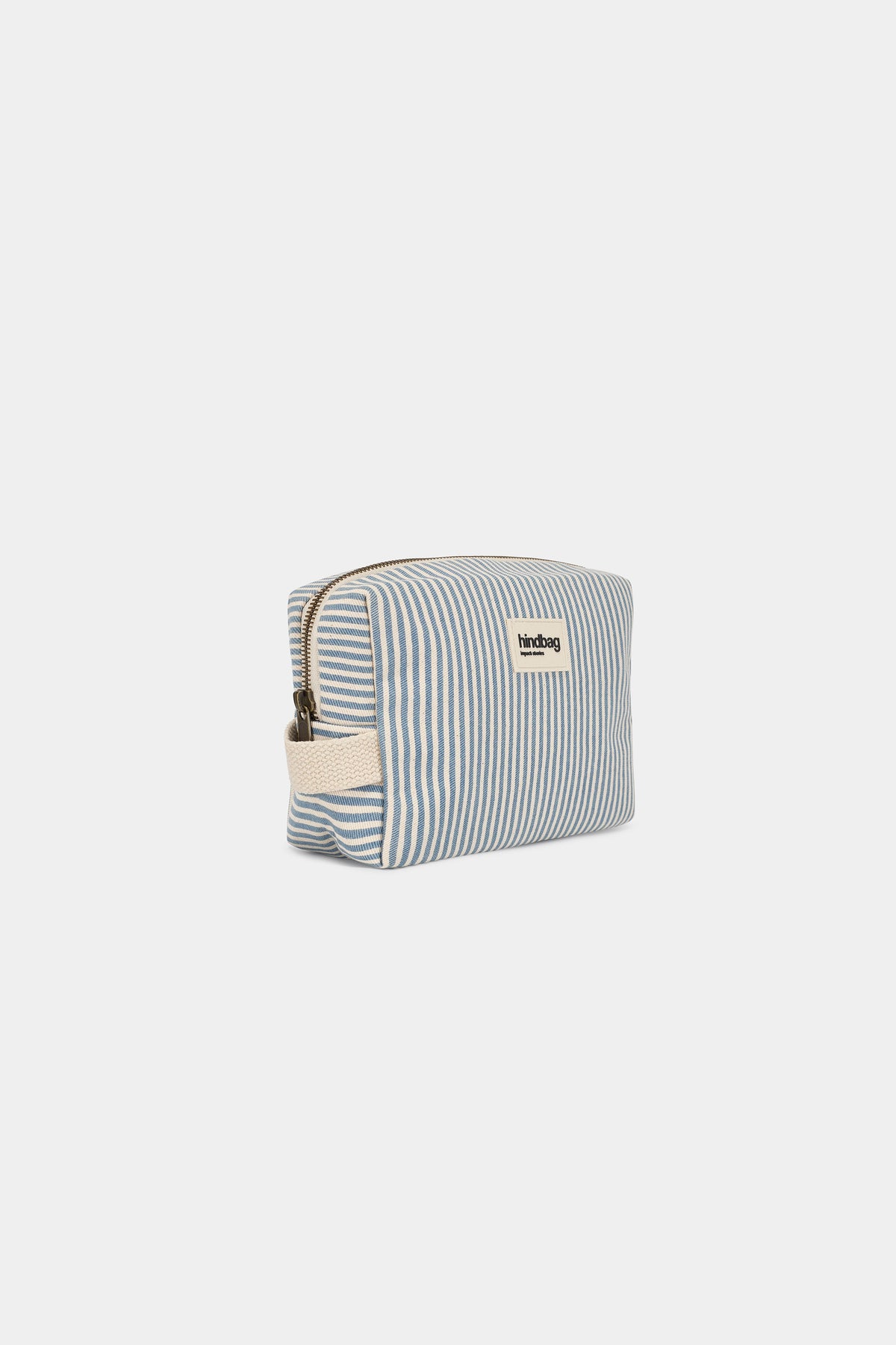 Leon Blue Stripes Toiletry Bag