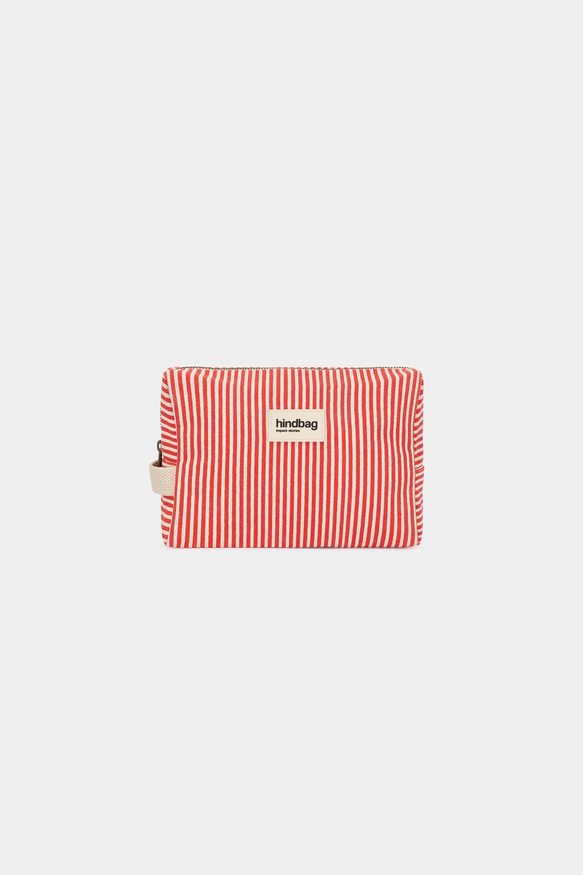 Leon red Stripes Toiletry Bag
