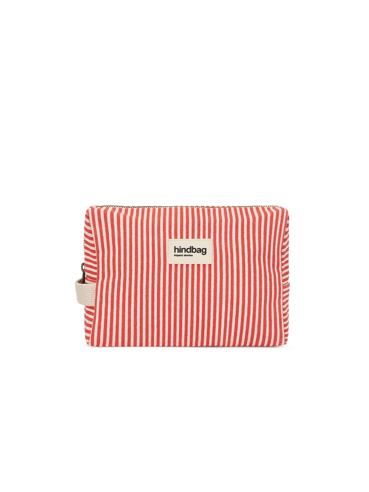 Leon red Stripes Toiletry Bag