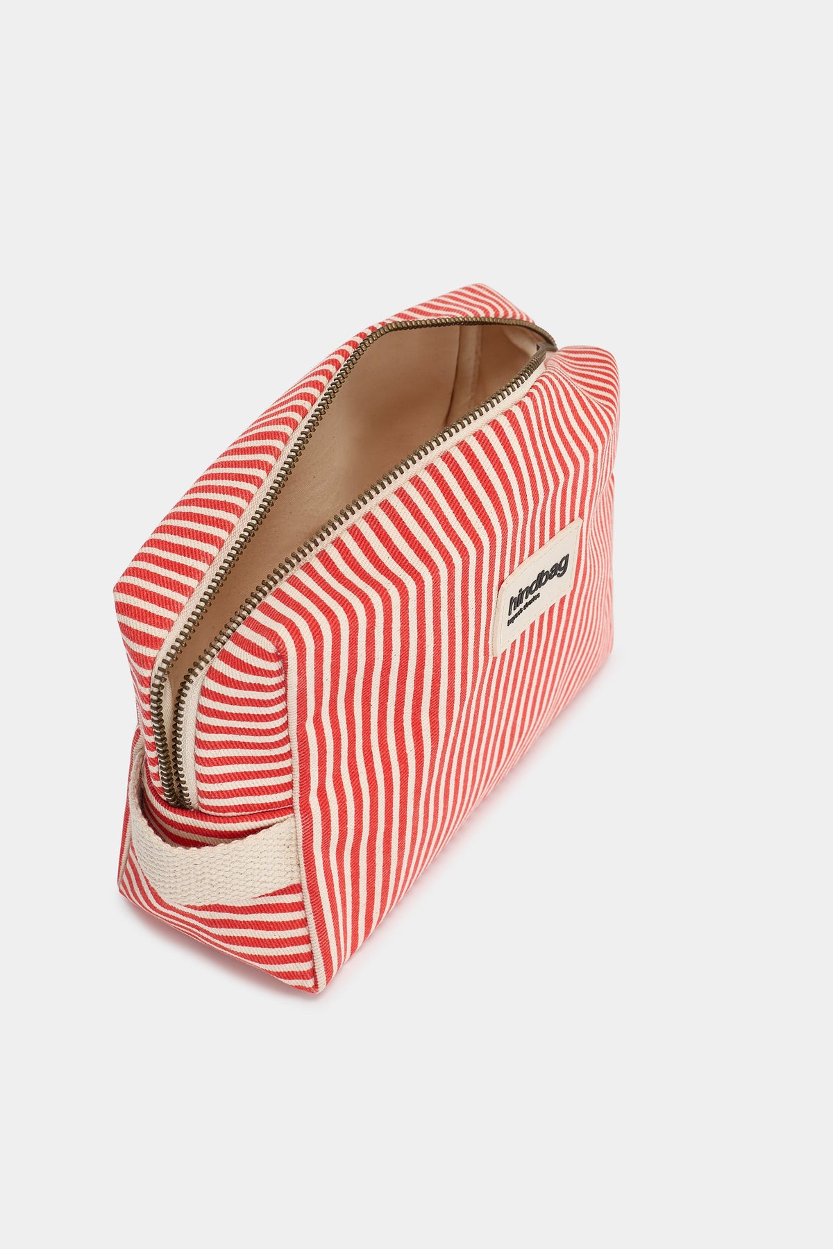 Leon red Stripes Toiletry Bag