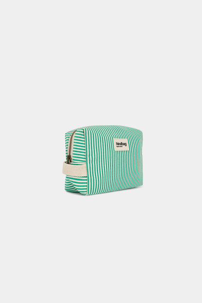 Leon Green Stripes toiletry bag