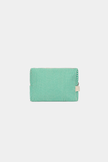 Leon Green Stripes toiletry bag