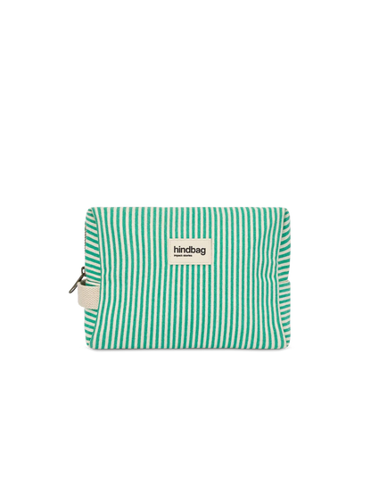 Leon Green Stripes toiletry bag