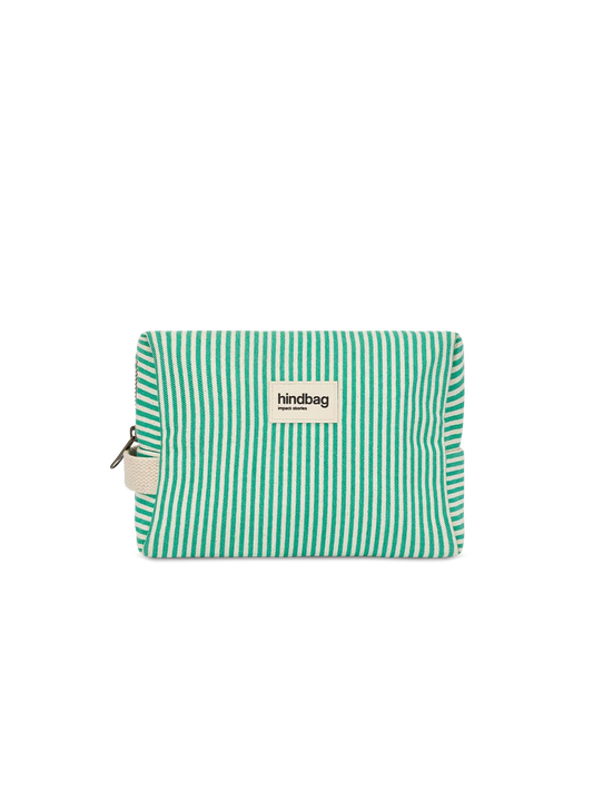 Leon Green Stripes toiletry bag