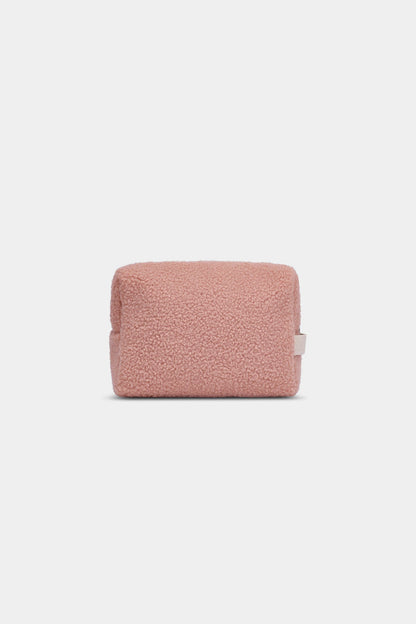 Léon Teddy Toiletry Bag in Powder Pink