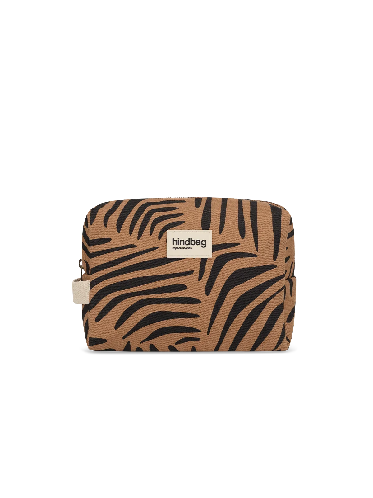 Léon Zebra Cinnamon Toiletry Bag