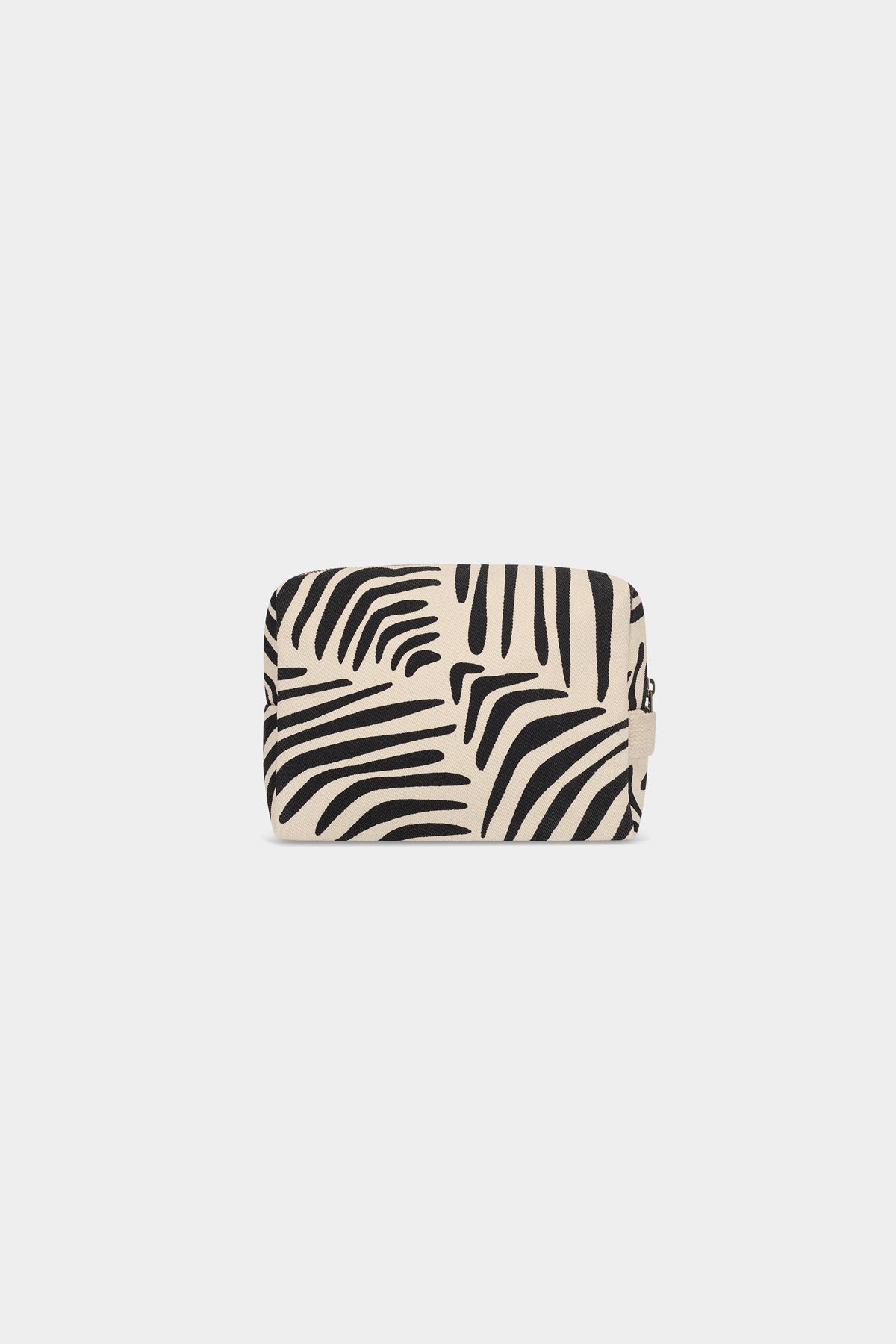 Léon Ecru Zebra Toiletry Bag