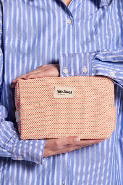 Leon coral toiletry bag