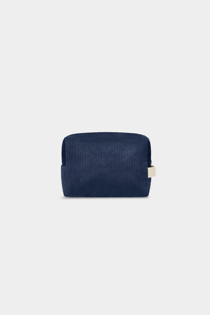 Leon Navy Corduroy Toiletry Bag