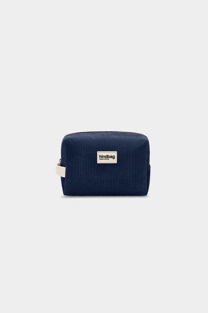 Leon Navy Corduroy Toiletry Bag