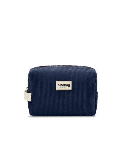 Leon Navy Corduroy Toiletry Bag