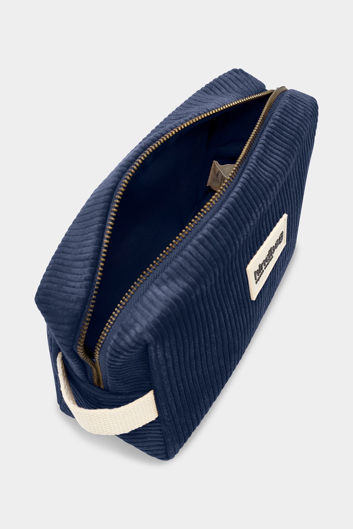 Leon Navy Corduroy Toiletry Bag