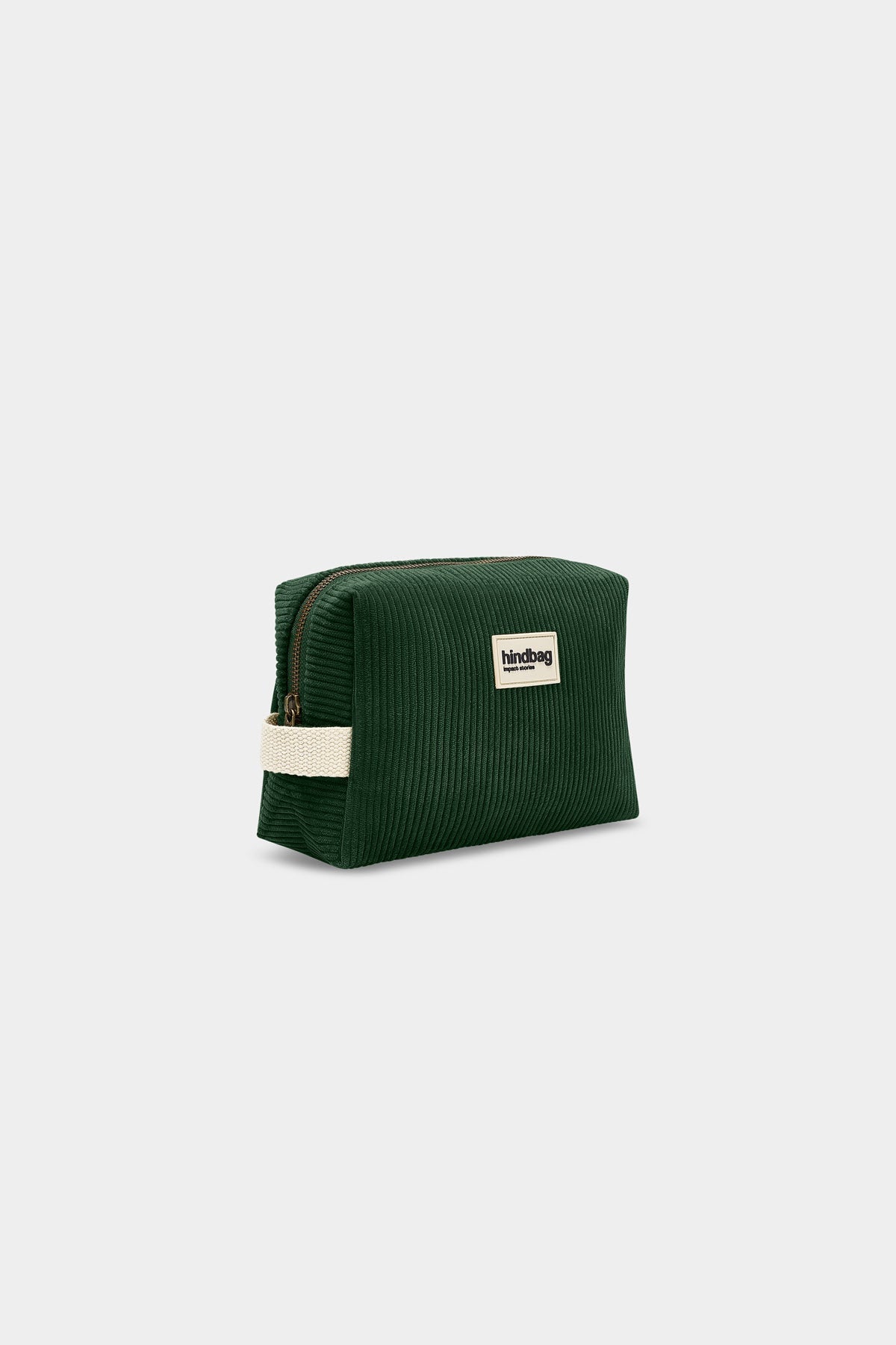 Leon Pine Green Corduroy Toiletry Bag