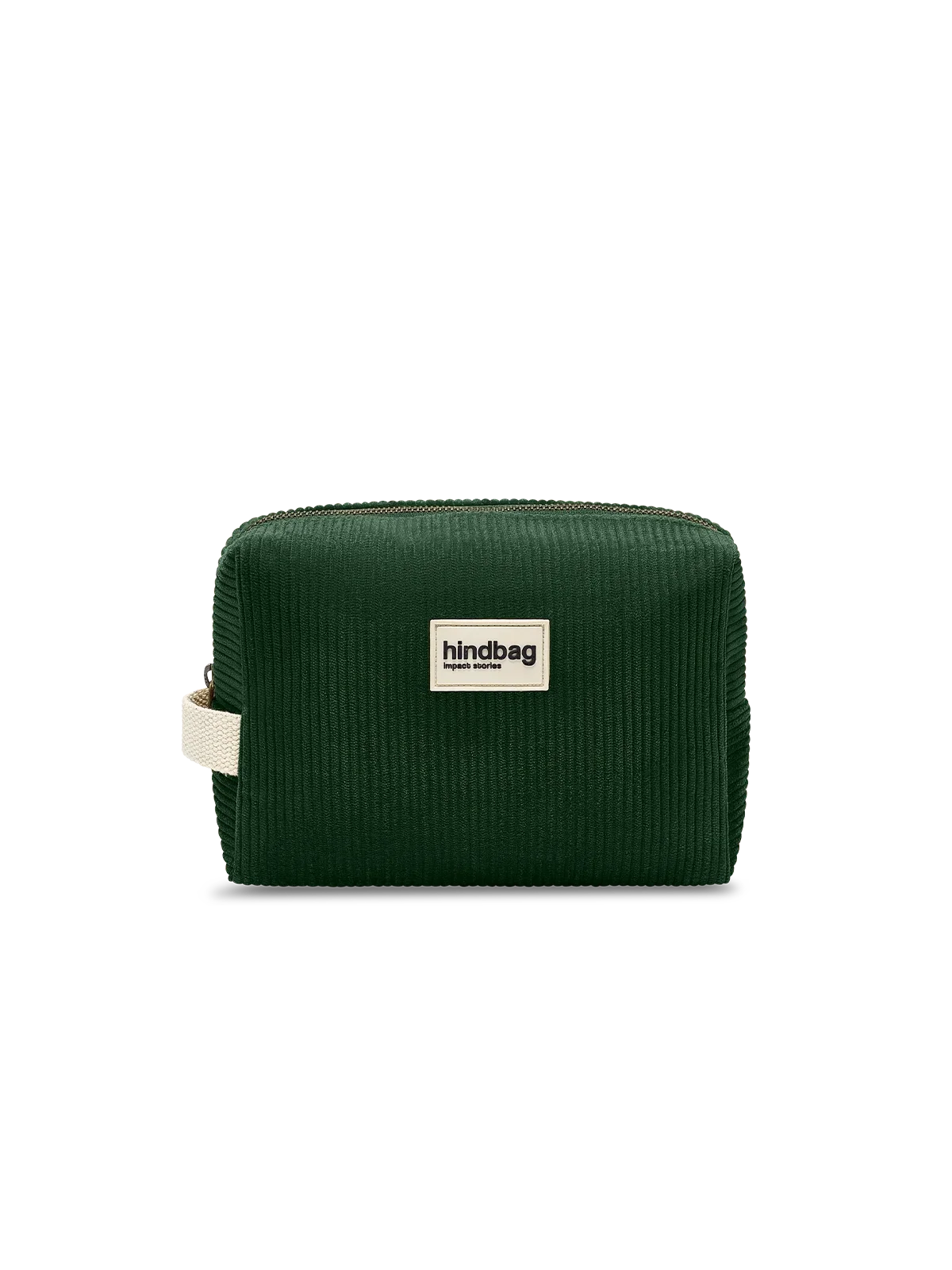 Leon Pine Green Corduroy Toiletry Bag