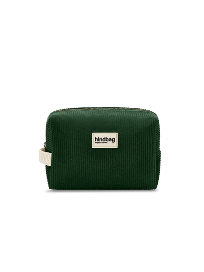 Leon Pine Green Corduroy Toiletry Bag