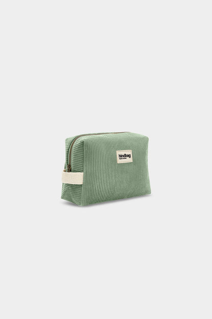 Leon Mint Green Corduroy Toiletry Bag