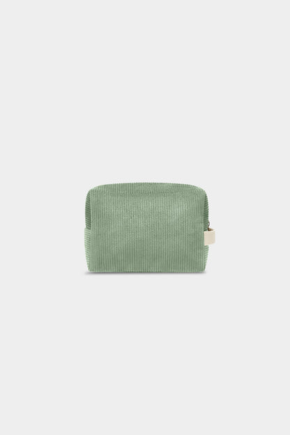 Leon Mint Green Corduroy Toiletry Bag