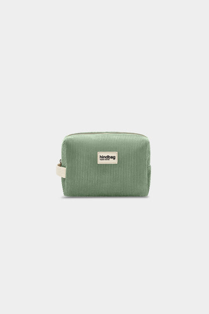 Leon Mint Green Corduroy Toiletry Bag