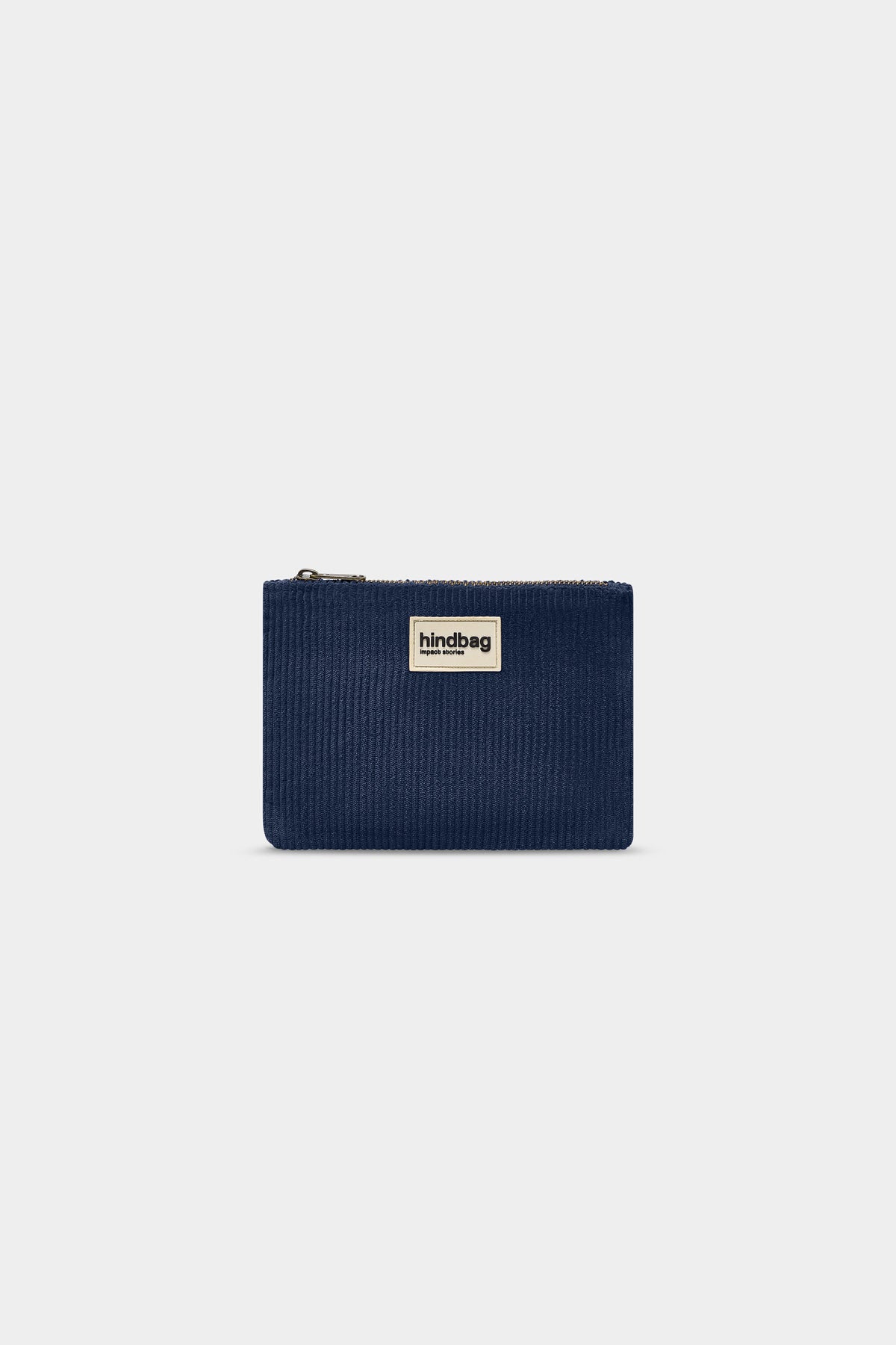 Lou Navy Corduroy Pouch