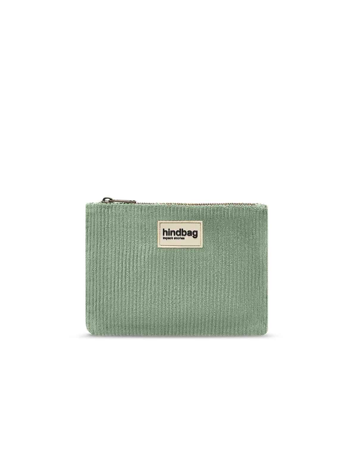 Lou Mint Green Corduroy Pouch