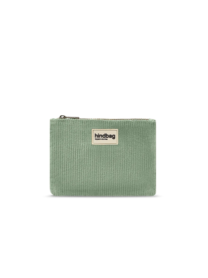Lou Mint Green Corduroy Pouch